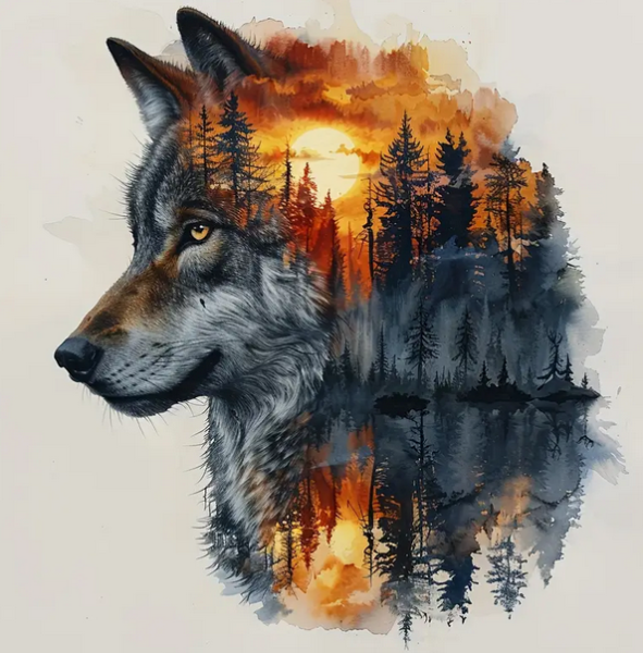 Diamond Painting Wolf